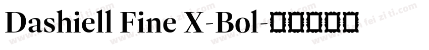 Dashiell Fine X-Bol字体转换